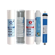 Reverse Osmosis Açık Kasa Su Arıtma 5'Li Filtre Seti