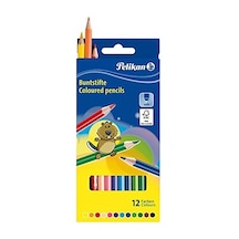 Pelikan 12li Kuru Boya 124-Pembe