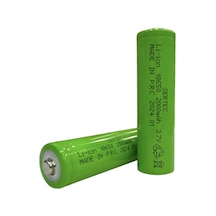 Sertec 18650 3.7v 2000 Mah 1c Li-ion Şarjlı Pil Başlı