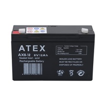 Ax6-12 6v Volt - 12ah Amper Bakımsız Kuru Akü