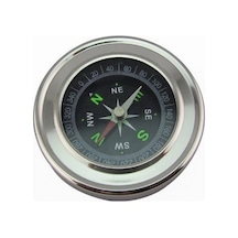 Yuvarlak Metal Kasa Dayanıklı Pusula 80mm Açık Lacivert