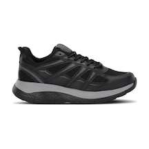 Slazenger Emeka Erkek Siyah / Koyu Gri Koşu & Yürüyüş Spor Ayakkabısı