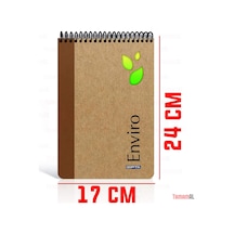 Gıpta 113514 Blok. 17x24 Envıro Spiralli Sert 100 Yaprak Çizgili2347