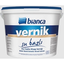 Bianca Su Bazlı Dış Cephe Ahşap Verniği Parlak 0.75 Lt