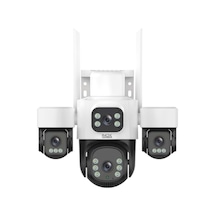 Inox X114 4x3mp Wi-fi Dış Mekan Pt Güvenlik Kamerası - 4 Lensli 3 Sabit + 1 Hareketli , Renkli Gece