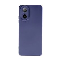 Oppo A38 Kılıf Nano İçi Kadife Silikon - Lacivert 0.2M-Çok Renkli