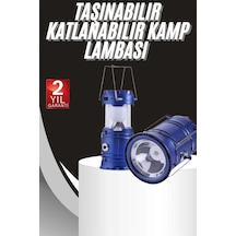 Flzdgnkr Kamp Lambası Solar Şarjlı Kızaklı Kamp Feneri Led Lamba Işıldak Diğer