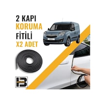 Opel Combo D Panelvan Kapı Koruma Fitili-iki Kapı-siyah-bm1134