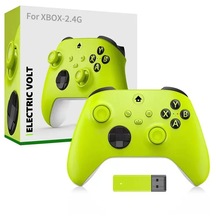 Sarı-2.4g Kablosuz Oyun Denetleyicisi Xbox One Serisi X/s Konsolu Joystick İle 2.4g Adaptör Alıcısı Windows Pc Gamepad İçin