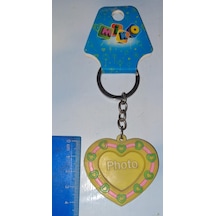 Küçük Plastik Kalp Anahtarlık Sarı