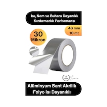 Alüminyumbant Alüminyum Bant Akrilik Folyo Isı Dayanıklı Havalandırma Kanalı Boru Sızdırmazlık Tami