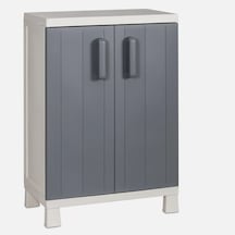 Plastik Bahçe Balkon Teras Kiler Dolap 65*38*93H Cm