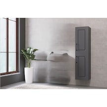 Denko Royal 35 Cm Antrasit Gri Banyo Boy Dolabı