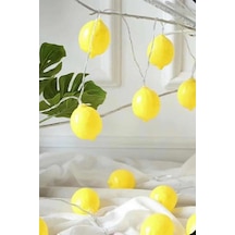 Limon Led Işık Dizeleri 2 Metre 10'lu Kaliteli Kopmaz Şeffaf Kabl