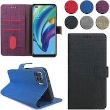 Oppo Reno4 Lite Kilif Fitcase Fabric Kapakli Cüzdanli 514449249