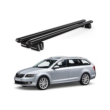 Pençe Skoda Octavia Wagon 2013 Ve Sonrası Uyumlu Siyah Ara Atkı Port Bagaj Tavan Barı