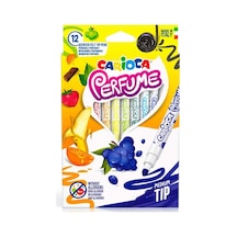 Kokulu Keçeli Boya Kalemi 12'li Çok Renkli