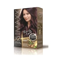 Maxx Deluxe Saç Boyası Set Patlıcan Moru 3/66