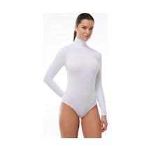 Malabadi Kadın Beyaz Tam Balıkçı Yaka Kancalı Modal Body 136 Malabadi Kadın Beyaz Tam Balıkçı Yaka Kancalı Modal Body 136