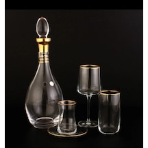 Sofra Takımı Iconıc Seri Ağız Cidar Altın Dekor 49 Parça 12 Kişilik Çok Renkli