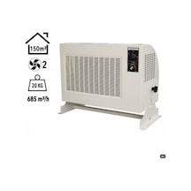 Pro 12.000w Trifaze Elektrikli Fanlı Isıtıcı Krem