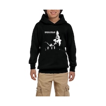 Zepplin Giyim Burzum Burn Church Siyah Çocuk Kapşonlu Sweatshirt