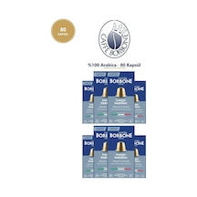 Caffe Borbone %100 Arabica 80 Kapsül 8x10 - Nespresso Uyumlu Alüminyum Kapsül Kahve