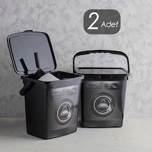 Porsima 2351 2li Çamaşır Makinesi Görünümlü Deterjan Kutusu