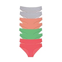 Royaleks 8 adet Süper Eko Set Likralı Kadın Slip Külot Gri Pudra Yeşil Fuşya RYL-EKO8044 Çok Renkli Royaleks 8 adet Süper Eko Set Likralı Kadın Slip Külot Gri Pudra Yeşil Fuşya RYL-EKO8044 Çok Renkli