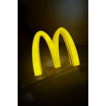 Mc Donald's Tasarımlı Dekoratif Aydınlatma Çok Renkli