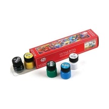 Şişe Guaj Boya- 6x15 Ml Karışık, Çok Renkli