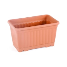 Serinova Kmb1 Kemer Balkon Saksı Tabaklı 30,5cm, 6 Litre Kiremit