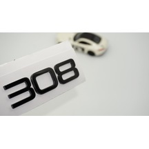 Dk Tuning Peugeot 308 Ön Panjur 2022+ Parlak Siyah Abs Logo Amble