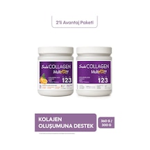 Suda Collagen Multiform Hidrolize Kolajen Saç,tırnak Ve Cilt Desteği - Aromasız 300g X Portakallı 360g