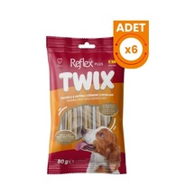 Reflex Plus Twix Tavuklu Ve Biftekli Çiğneme Çubukları Köpek Ödül Maması 6 Adet 80 Gr