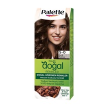 3 Adet Palette Kalıcı Doğal Renkler 5-0 Açık Kahve Saç Boyası 110 Ml