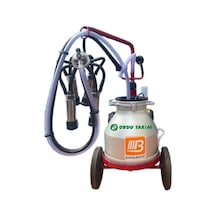 Bartech C20 Yağlı Sistem Tek Sağım 20 Lt Alüminyum Güğüm Süt Sağım Makinası