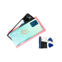 Tkgz Xiaomi Redmi Note 10 Pro 5g Full Kasa Arka Pil Batarya Kapağı Tamir Seti Mavi