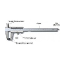 Merttools Mekanik Kumpas 150 Mm Metal Kasa 150mm 0,05mm