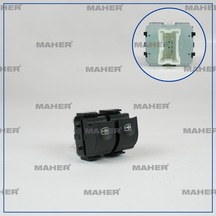 Maher Düğme Cam Açma Kangoo / Duster Çiftli Turuncu Işık Sol 254117873r
