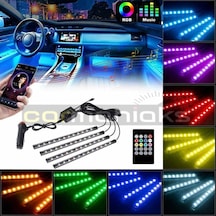 Araç Içi Ayak Altı Led Sese Duyarlı Led Müziğe Duyarlı 12 Led