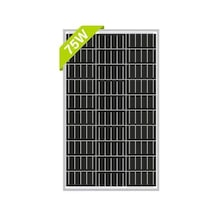 75w 12v Monokristal Solar Panel