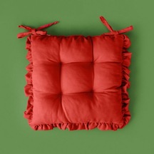 Evidea Soft Maia Sandalye Minderi - Kiremit - 40x40 Cm Kiremit