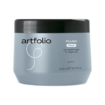 Artfolio Kırılgan Ve Hasarlı Saçlar İçin Dolgunlaştırıcı Ve Nemlendirici Maske, 500ml
