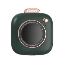 Asılı Boyun Kamera Tarzı Fan Usb Şarj Edilebilir Taşınabilir - Yeşil 6007 Yeşil