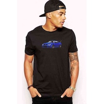 Nissan Skyline R34 Gt R Baskılı Siyah Erkek Tshirt