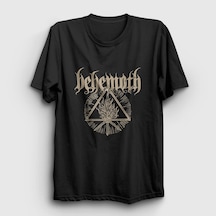Presmono Unisex Fire Behemoth T-shirt Siyah