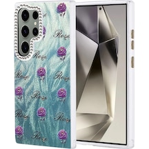 Durukar Samsung Galaxy Uyumlu S24 Ultra Kılıf Blade Aynalı Desenli Kapak - Desen 9
