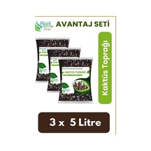 Plant Home Powermix 15 Litre Kaktüs Toprağı - Kaktüs Ve Sükulent Için Böcek Sinek Yapmayan Özel Karışım 15 L