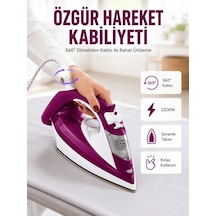 Lb 2200w Seramik Kaplama Estetik Tasarımı 360 Derece Dönebilir Kablosu Yeni Nesil
